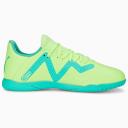 Future Play It Unisex Football Boots - Youth 8-16 Years in Fast Yellow/Black/Electric Peppermint, Size 2 by Puma