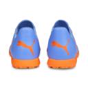 Future Play TT Unisex Football Boots in Blue Glimmer/White/Ultra Orange, Size 8 by Puma
