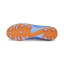 Future Pro FG/AG Unisex Football Boots - Youth 8-16 Years in Blue Glimmer/White/Ultra Orange, Size 12 by Puma