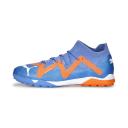 Future Ultimate Cage Unisex Football Boots in Blue Glimmer/White/Ultra Orange, Size 10.5 by Puma