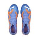 Future Ultimate Cage Unisex Football Boots in Blue Glimmer/White/Ultra Orange, Size 7.5 by Puma