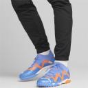 Future Ultimate Cage Unisex Football Boots in Blue Glimmer/White/Ultra Orange, Size 7.5 by Puma