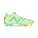 Future Ultimate FG/AG Unisex Football Boots in Fast Yellow/Black/Electric Peppermint, Size 8 by Puma
