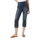 Gloria Vanderbilt Women's Capri Caraway Amanda Wide-Waistband Capri Jeans - Petite 8P