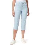 Gloria Vanderbilt Women's Capri Madison Blue Amanda Split-Hem Capri Jeans - Petite 12P