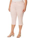 Gloria Vanderbilt Women's Capri Madison Blue Amanda Split-Hem Capri Jeans - Petite 16P