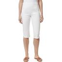 Gloria Vanderbilt Women's Capri Madison Blue Amanda Split-Hem Capri Jeans - Petite 16P