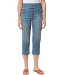 Gloria Vanderbilt Women's Denim Pant and Jean Bethel Dark Wash Amanda Pull-On Capri Jeans 16