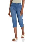 Gloria Vanderbilt Women's Denim Pant and Jean Frisco Blue Amanda Classic Crop Jeans 8