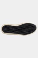 Golden Goose Women's Sneaker White & Dark Blue Glitter-Heel Super-Star Leather Sneaker 39