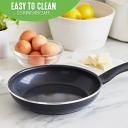 Greenlife Soft Grip Diamond Healthy Ceramic Nonstick 13 Piece Cookware Pots and Pans Set PFAS-Free Dishwasher Safe Black