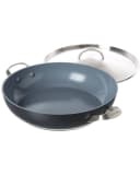 GreenPan Paris Pro Hard Anodized Healthy Ceramic Nonstick, 11" Everyday Frying Pan Skillet With 2 Handles and Stainless Steel Lid, PFAS-Free,