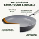 GreenPan Paris Pro Hard Anodized Healthy Ceramic Nonstick, 11" Everyday Frying Pan Skillet With 2 Handles and Stainless Steel Lid, PFAS-Free,