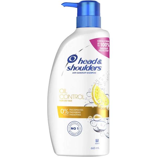 Head & Shoulders Oil Control Anti Dandruff Shampoo with Citrus Extract for Oily Scalp 660ml (Pack of 1)