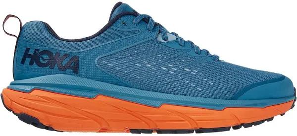 Hoka One One Men's Challenger ATR 6 Trail Running Shoes (Provincial Blue/Carrot, Size 8.5 US)