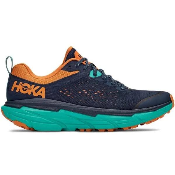 Hoka One One Men's Challenger ATR 6 Trail Running Shoes (Provincial Blue/Carrot, Size 8 US)