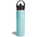 Hydro Flask Hydration 24oz Wide Mouth Flex Straw Cap Insulated Water Bottle - Dew | Surf Accessories