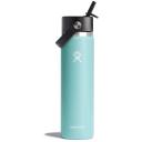 Hydro Flask Hydration 24oz Wide Mouth Flex Straw Cap Insulated Water Bottle - Dew | Surf Accessories