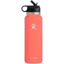 Hydro Flask Hydration 40oz Wide Mouth Insulated Water Bottle - White | Surf Accessories