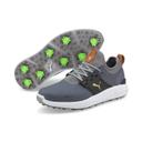 Ignite Articulate Wide Men's Golf Shoes in Peacoat/Silver/Quiet Shade, Size 7.5 by Puma