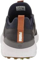 Ignite Articulate Wide Men's Golf Shoes in Peacoat/Silver/Quiet Shade, Size 9.5 by Puma