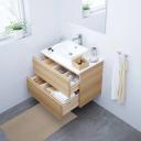 IKEA - GODMORGON/TOLKEN / HÖRVIK Wsh-stnd W countrtop 45X32 wsh-bsn, White Stained Oak Effect 82x49x72 cm