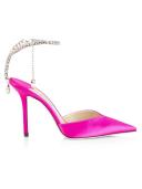 Jimmy Choo Saeda 100 Suede Pumps - Pink - 41,5