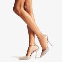 Jimmy Choo Saeda 100 Suede Pumps - Pink - 41,5