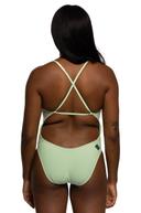 JOLYN Women's Brandon 2 Solid One Piece Swimsuit - Mint | Polyester - Swimoutlet.com