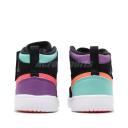 Jordan Boys AJ 1 Mid Alt - Basketball Shoes Black/Total Orange/Aurora Green Size 01.0
