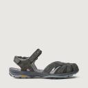 Kathmandu Alda Women's Leather Upper Closed Toe Sandal Walking Travel Shoes Hiking Sandals - Black Grey - UK8 - AfterPay & zipPay Available