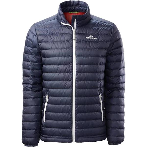 Kathmandu Heli Lightweight Water-Repellent Warm Mens Down Puffer Jacket V3 Men's - Blue Midnight Navy Size X-Large - AfterPay & zipPay Available