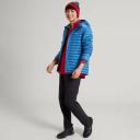 Kathmandu Heli Men's 600 Fill Hooded Lightweight Down Jacket | Blue Puffer Jacket - XXXL