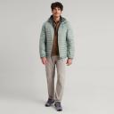 Kathmandu Heli Men's 600 Fill Hooded Lightweight Down Jacket | Green Puffer Jacket - XL