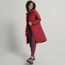 Kathmandu Heli Women Longline Down Puffer Hooded Jacket Warm Outdoor Winter Coat Women's Basic Jacket - Red Rhubarb Size X-Small - AfterPay & zipPay