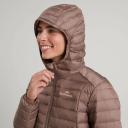 Kathmandu Heli Women's 600 Fill Hooded Lightweight Down Jacket | Neutral Puffer Jacket - 12