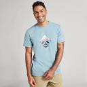 Kathmandu Horizon Print Men's Short Sleeve Tee - Bluehaze Size Small - AfterPay & zipPay Available