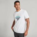 Kathmandu Horizon Print Men's Short Sleeve Tee - White Size Large - AfterPay & zipPay Available
