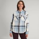 Kathmandu Huntly Women's Long Sleeve Shirt - Blue Ripple/Natural Check Size XX-Large - AfterPay & zipPay Available
