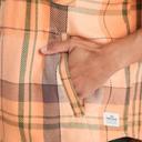 Kathmandu Huntly Women's Long Sleeve Shirt - Orange Lolly/Taupe Check Size XX-Large - AfterPay & zipPay Available