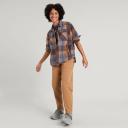 Kathmandu Huntly Women's Long Sleeve Shirt - Purple Light Quartz/Pony Check Size Small - AfterPay & zipPay Available