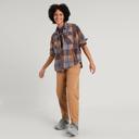 Kathmandu Huntly Women's Long Sleeve Shirt - Purple Light Quartz/Pony Check Size X-Large - AfterPay & zipPay Available