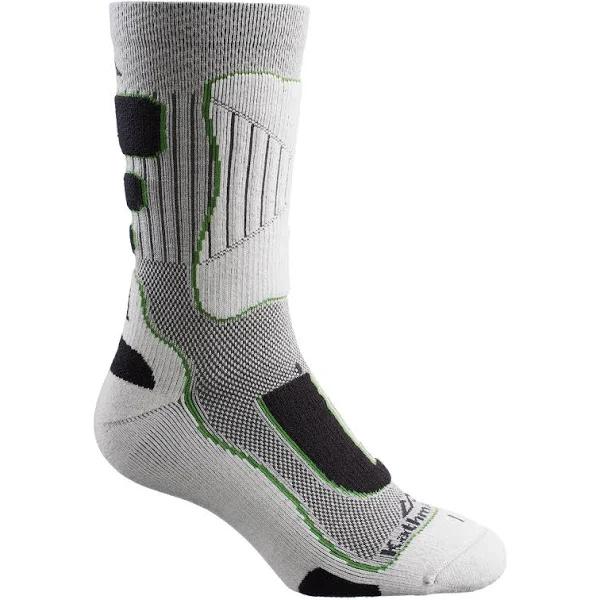 Kathmandu NuYarn Ergonomic Unisex Comfortable Padded Hiking Trekking Socks Hiking Socks - Grey Silver Size Medium - AfterPay & zipPay Available