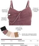 Kindred Bravely Sublime Hands Free Pumping Bra | Patented All-in-One Pumping & Nursing Bra with EasyClip