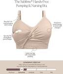 Kindred Bravely Sublime Hands Free Pumping Bra | Patented All-in-One Pumping & Nursing Bra with EasyClip