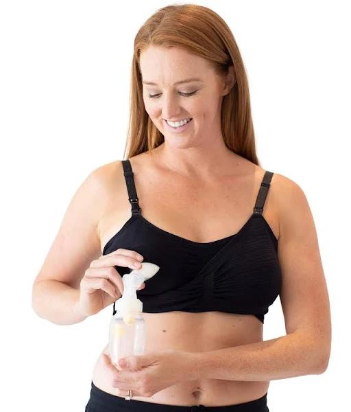 Kindred Bravely Sublime Hands Free Pumping Bra | Patented All-in-One Pumping & Nursing Bra with EasyClip