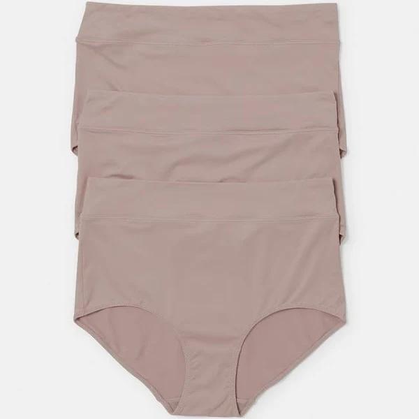 Kmart 3 Pack Ultrasoft Recycled Polyester Full Briefs-Sphinx Size: 10, Price History & Comparison