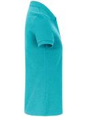 Lacoste Slim Fit Short Sleeve Turquoise Womens Polo Shirt PF7845 xA4 Cotton - Size 20 UK