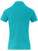 Lacoste Slim Fit Short Sleeve Turquoise Womens Polo Shirt PF7845 xA4 Cotton - Size 20 UK