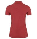 Lacoste Slim Fit Short Sleeve Womens Light Red Polo Shirt PF7845 PHP Cotton - Size 12 UK